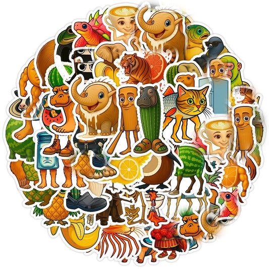 50 Stickers Italian Brainrot – Humour & Phrases Cultes