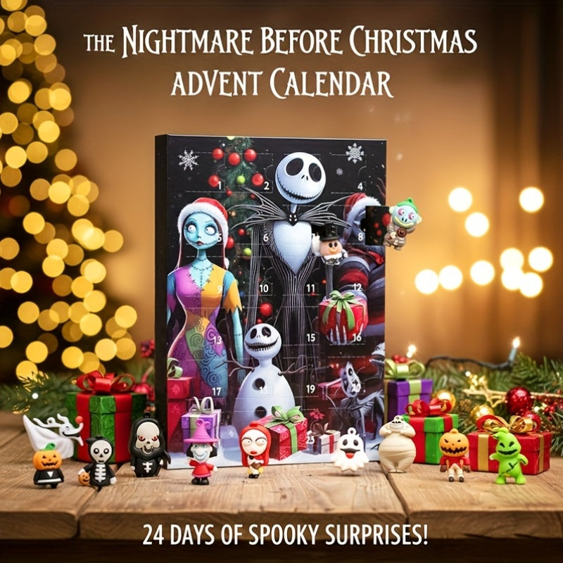 24pcs Disney Nightmare Before Christmas Advent Calendar 2025 – Official Tim - Inspired Collection