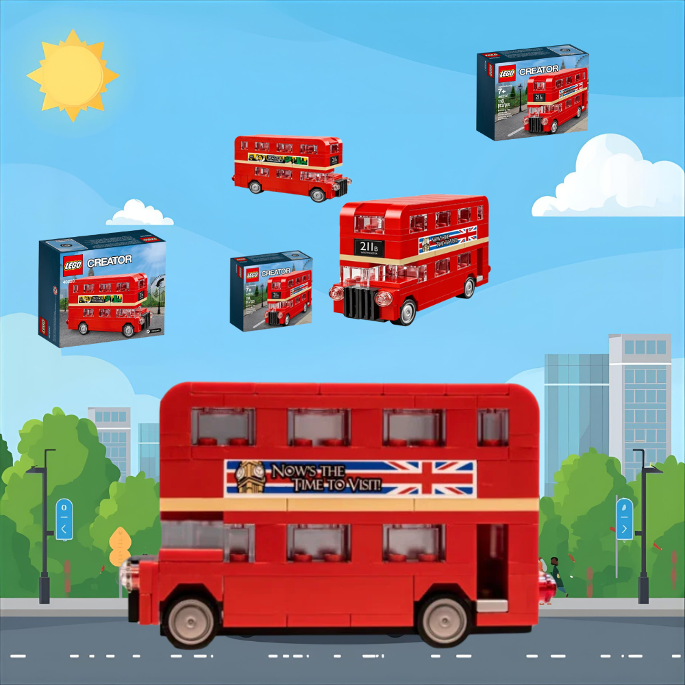 LEGO Creator 40220 – Bus Londonien Double Decker - 118 pièces
