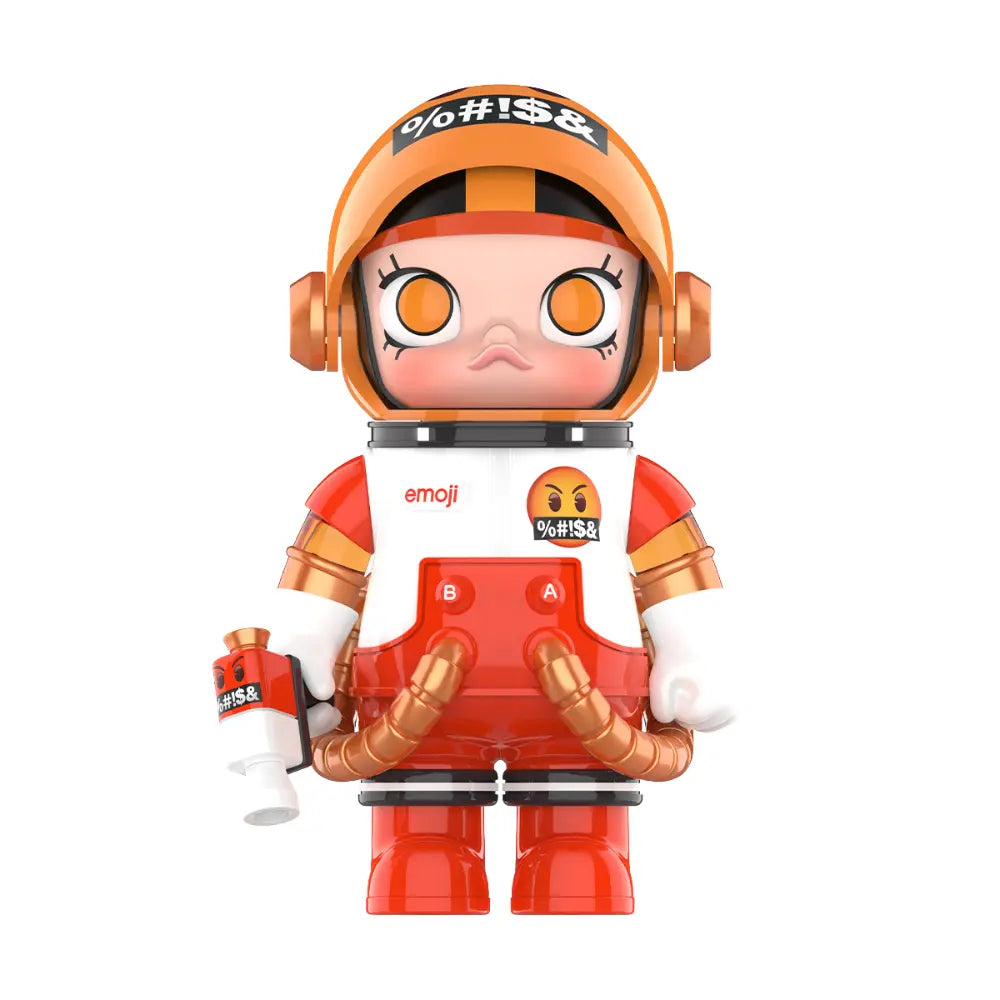 MEGA SPACE MOLLY 100% × emoji™ – Blind Box POP MART Figure