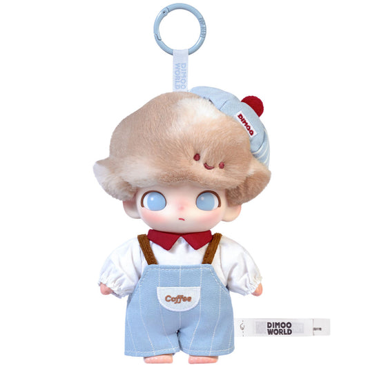 POP MART Dimoo Crush on Coffee – Figurine Vinyle Peluche Barista