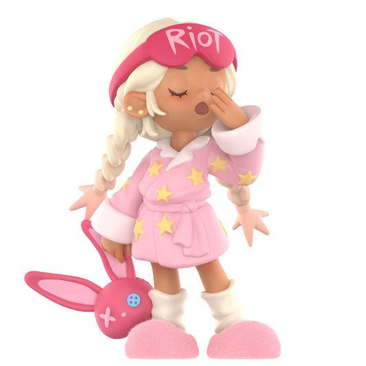 POP MART Lil Peach Riot Sleepover – Figurine Blind Box Articulée