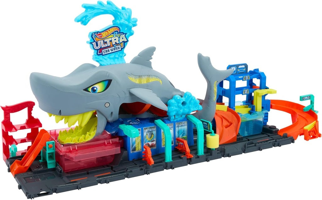 Hot Wheels - Station de Lavage Requin Color Reveal