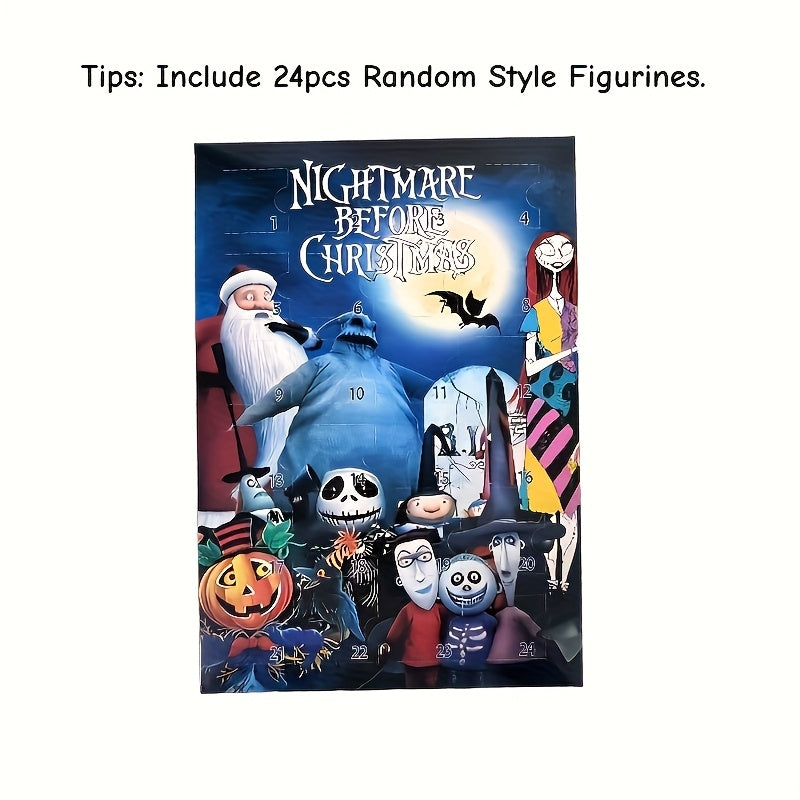 24pcs Disney Nightmare Before Christmas Advent Calendar 2025 – Official Tim - Inspired Collection