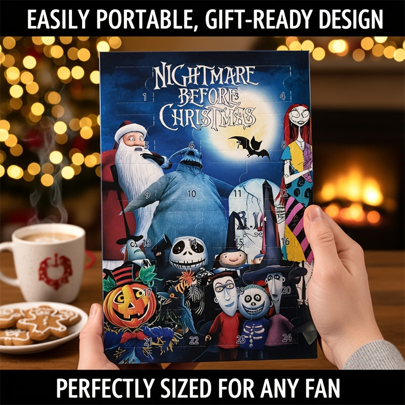 24pcs Disney Nightmare Before Christmas Advent Calendar 2025 – Official Tim - Inspired Collection