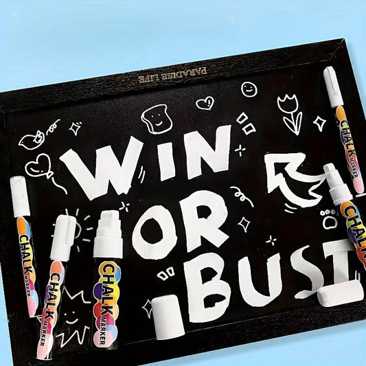 Marqueurs Blancs Effaçables Lot De 5 Premium Collection Vitres Élégance Exclusif