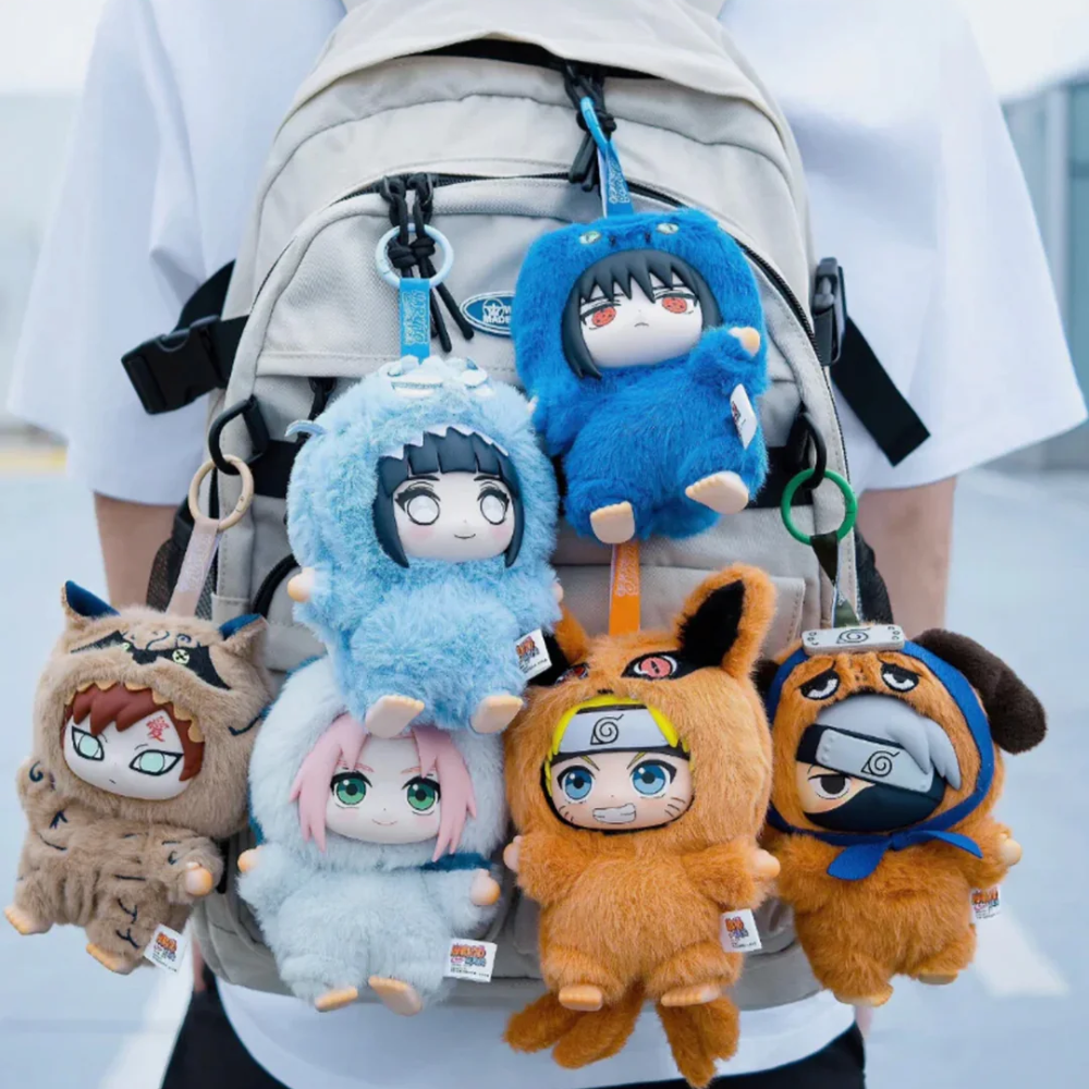 EAKI Naruto Shippuden Beast Party – Porte-clés Peluche Blind Box