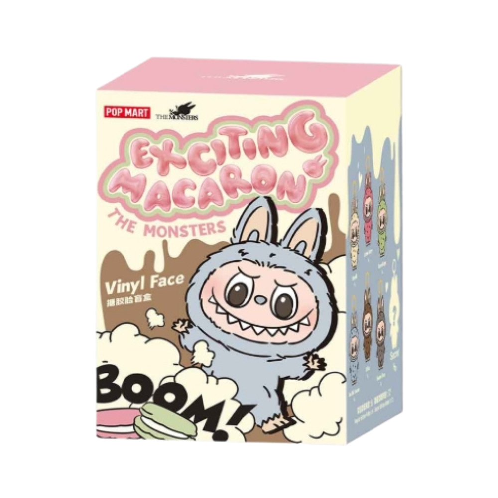 POP MART Labubu - The Monsters Exciting Macaron - Peluche Pendentif Surprise