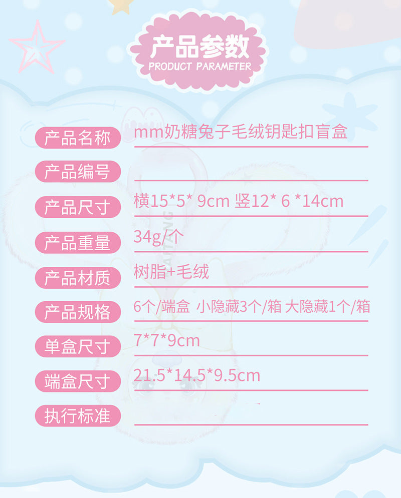 MINISO Figurine MM Milk Candy 2ᵉ Génération Blind Box Kawaii
