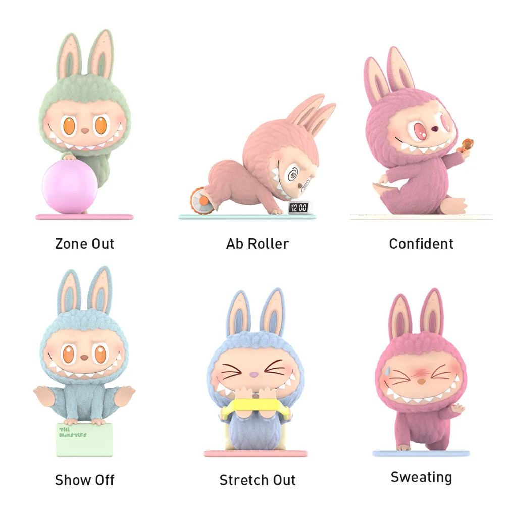 1x Figurines THE MONSTERS Lazy Yoga