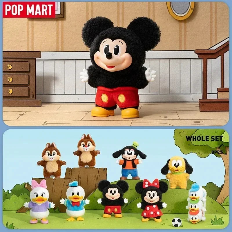 POP MART Disney Mickey Family Figurine Surprise Blind Box Kawaii