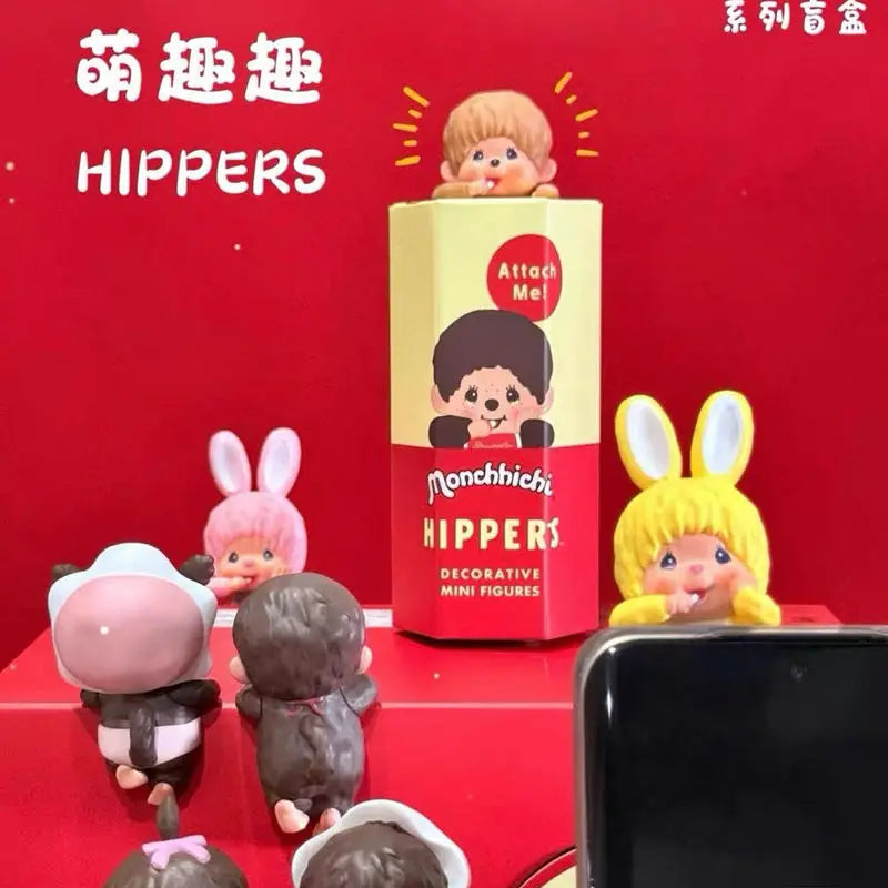 Sonny Angel x Monchhichi Figurine Hippers Kawaii à Ventouse