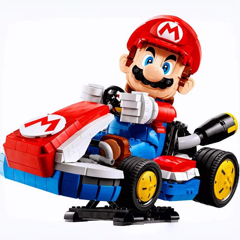 MINISO – Kart de Course à Construire 1972pcs Inspiré du Jeu Classique