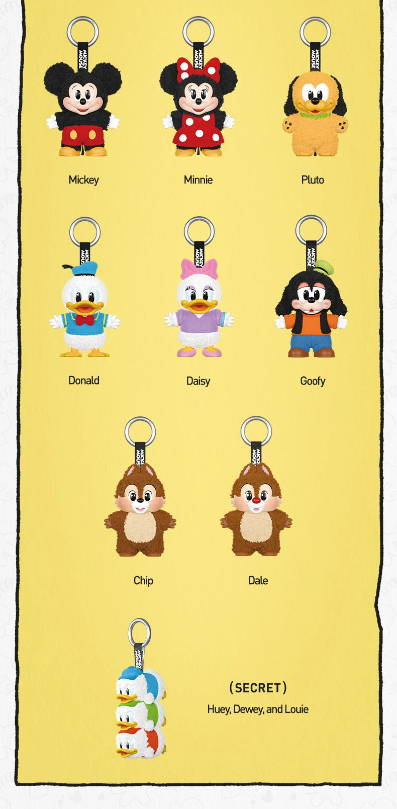 POP MART Disney Mickey Family Figurine Surprise Blind Box Kawaii