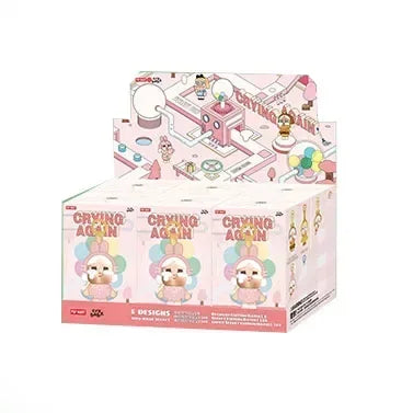POP MART Crybaby Crying Again Figurine Blind Box Émotion Kawaii