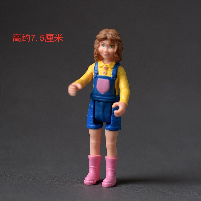 Figurines Famille Réaliste – Ensemble Parents et Enfant