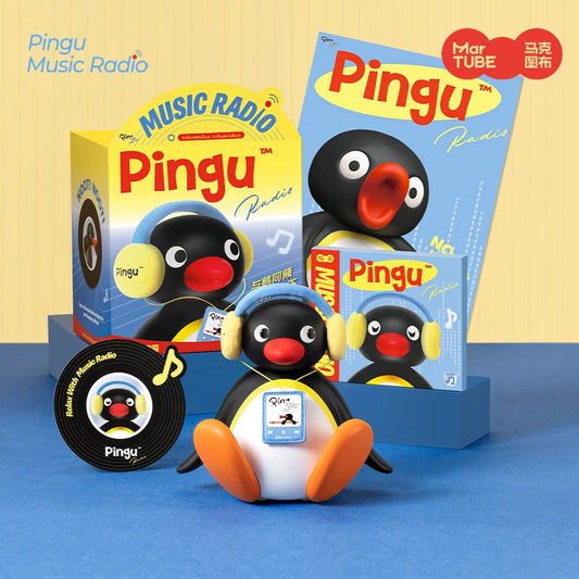 HEROCROSS Pingu Haut-Parleur Bluetooth Tête Mobile Kawaii