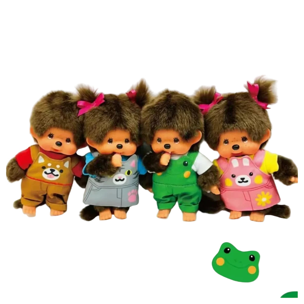 Bandai Monchhichi Kawaii Anime Figurine Peluche Collector