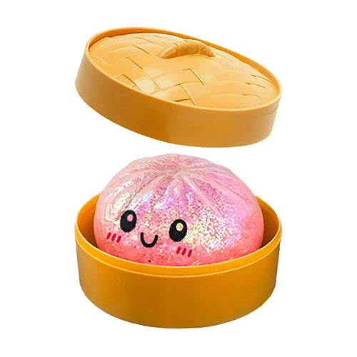 Squishy Dumpling Pailleté Anti-Stress – Coffret 1 à 12 pièces