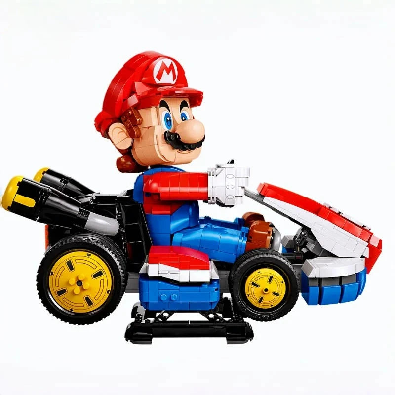 MINISO – Kart de Course à Construire 1972pcs Inspiré du Jeu Classique
