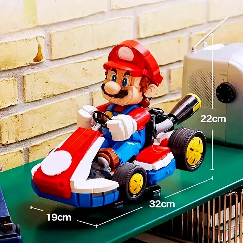MINISO – Kart de Course à Construire 1972pcs Inspiré du Jeu Classique