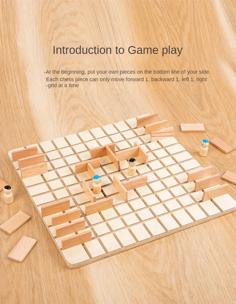Jeu de Société Éducatif Bois – 2 à 4 Joueurs