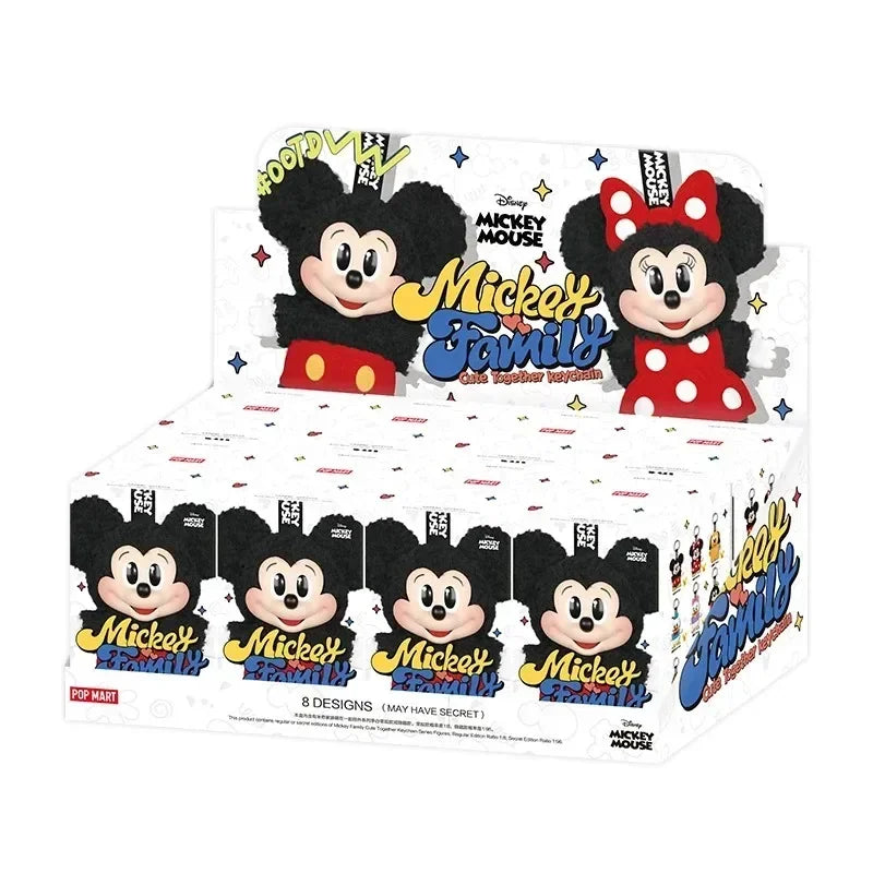 POP MART Disney Mickey Family Figurine Surprise Blind Box Kawaii