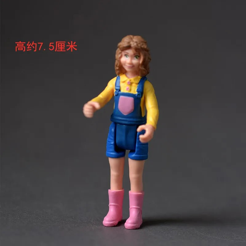 Figurines Famille Réaliste – Ensemble Parents et Enfant