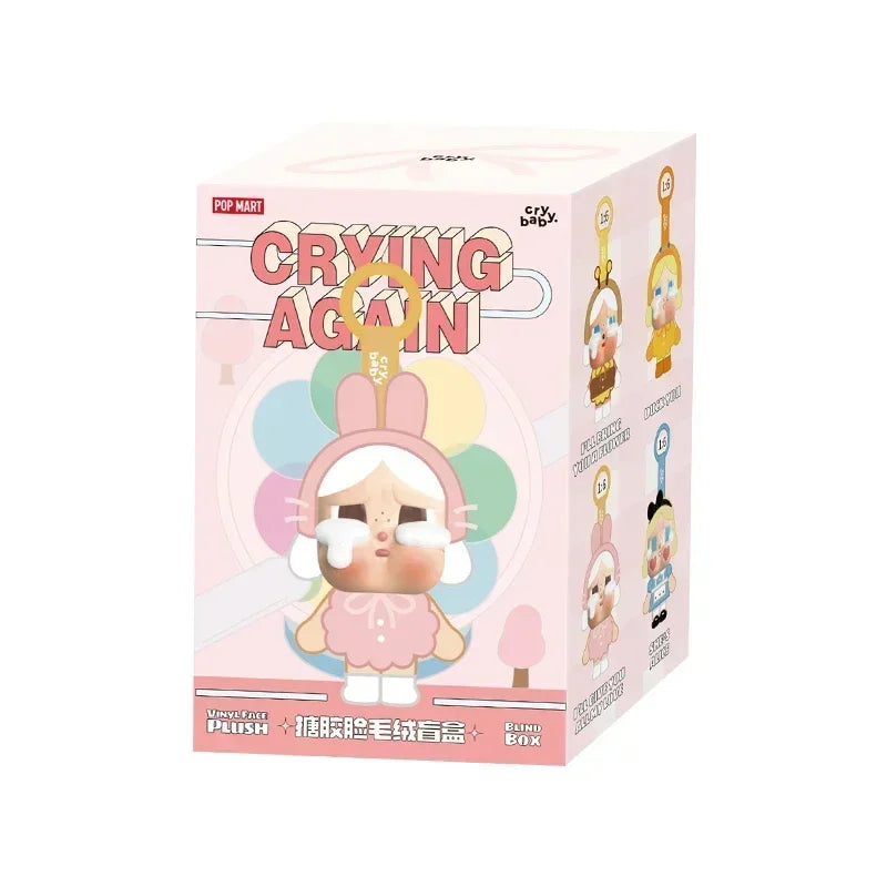 POP MART Crybaby Crying Again Figurine Blind Box Émotion Kawaii