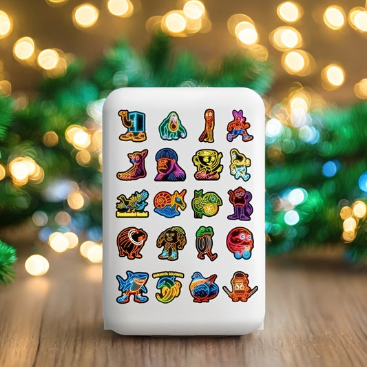 Stickers Cartoon 50pcs ou 250pcs – Effet Néon Italian Brainrot - Roblox