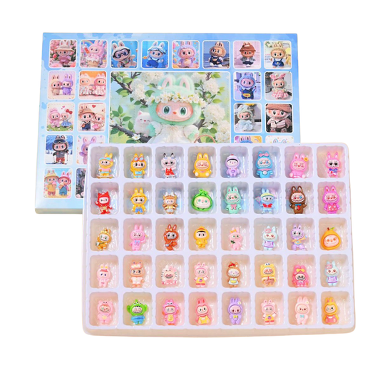 Calendrier de l'Avent Labubu - Figurines Kawaii 2025 - 24 surprises