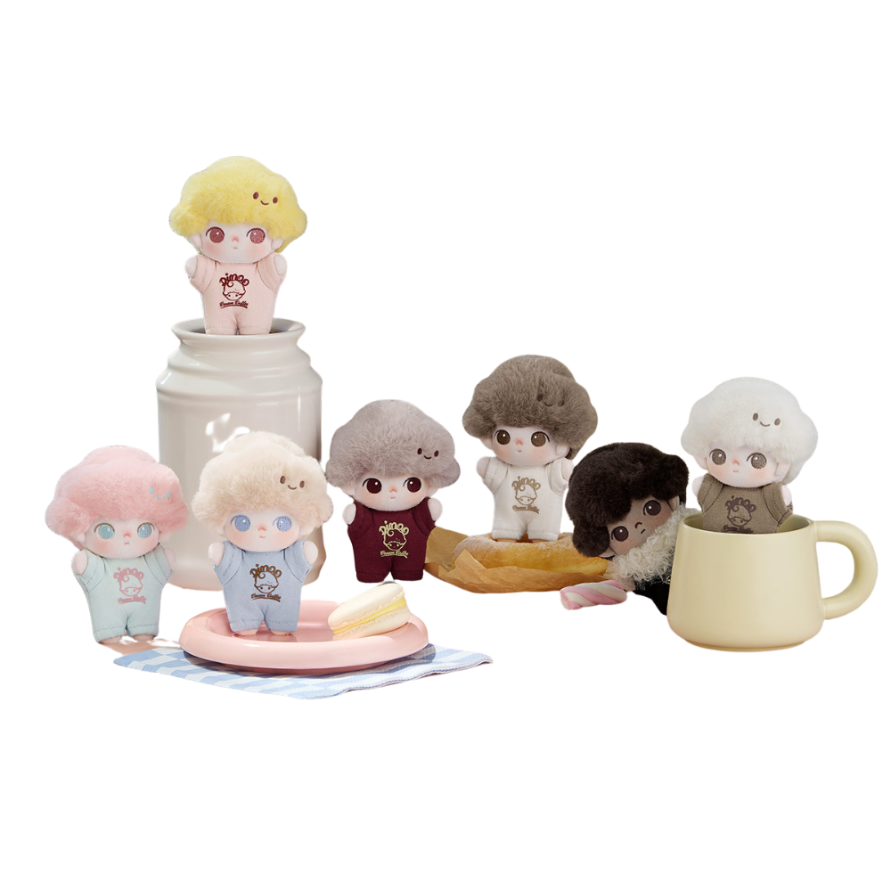 POP MART DIMOO Crush on Coffee Porte-Clé Peluche Blind Box