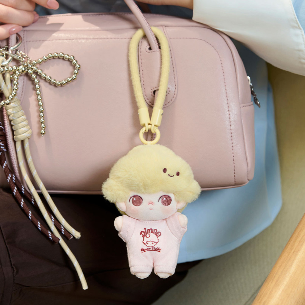 POP MART DIMOO Crush on Coffee Porte-Clé Peluche Blind Box