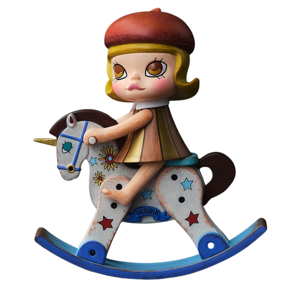 POP MART MOLLY Anniversary Statues – Figurine Rétro Blind Box