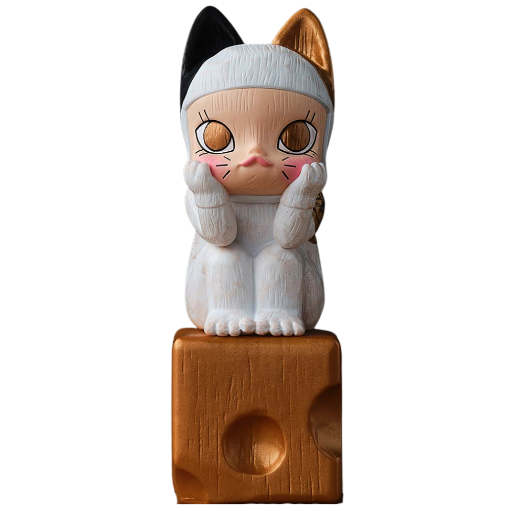 POP MART MOLLY Anniversary Statues – Figurine Rétro Blind Box