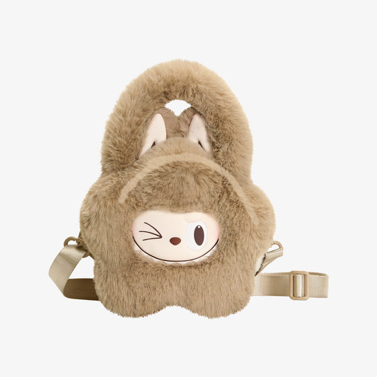 POP MART Labubu Fluffy Cloud Bag Sac Peluche Fleur The Monsters Série