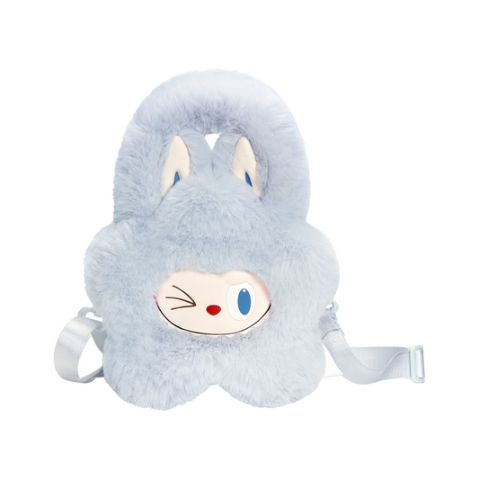 POP MART Labubu Fluffy Cloud Bag Sac Peluche Fleur The Monsters Série
