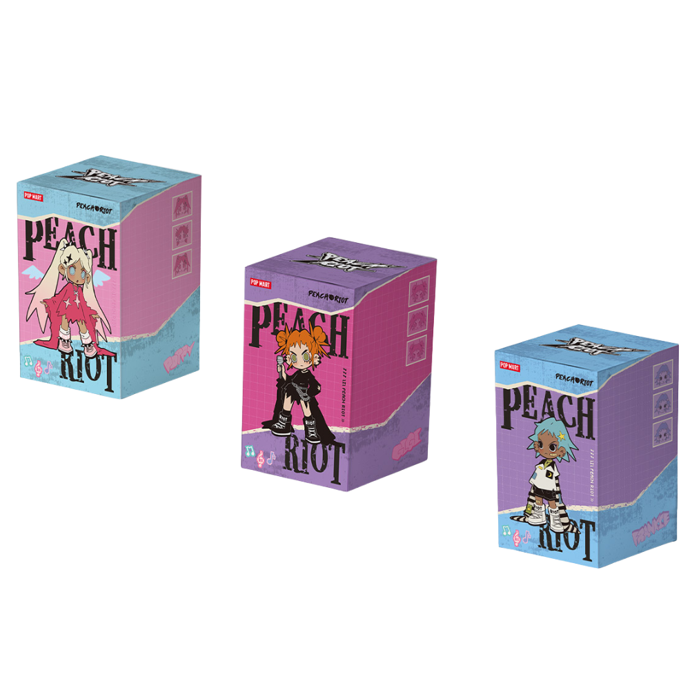 POP MART Peach Riot – Porte-clé Blind Box Loading! Series