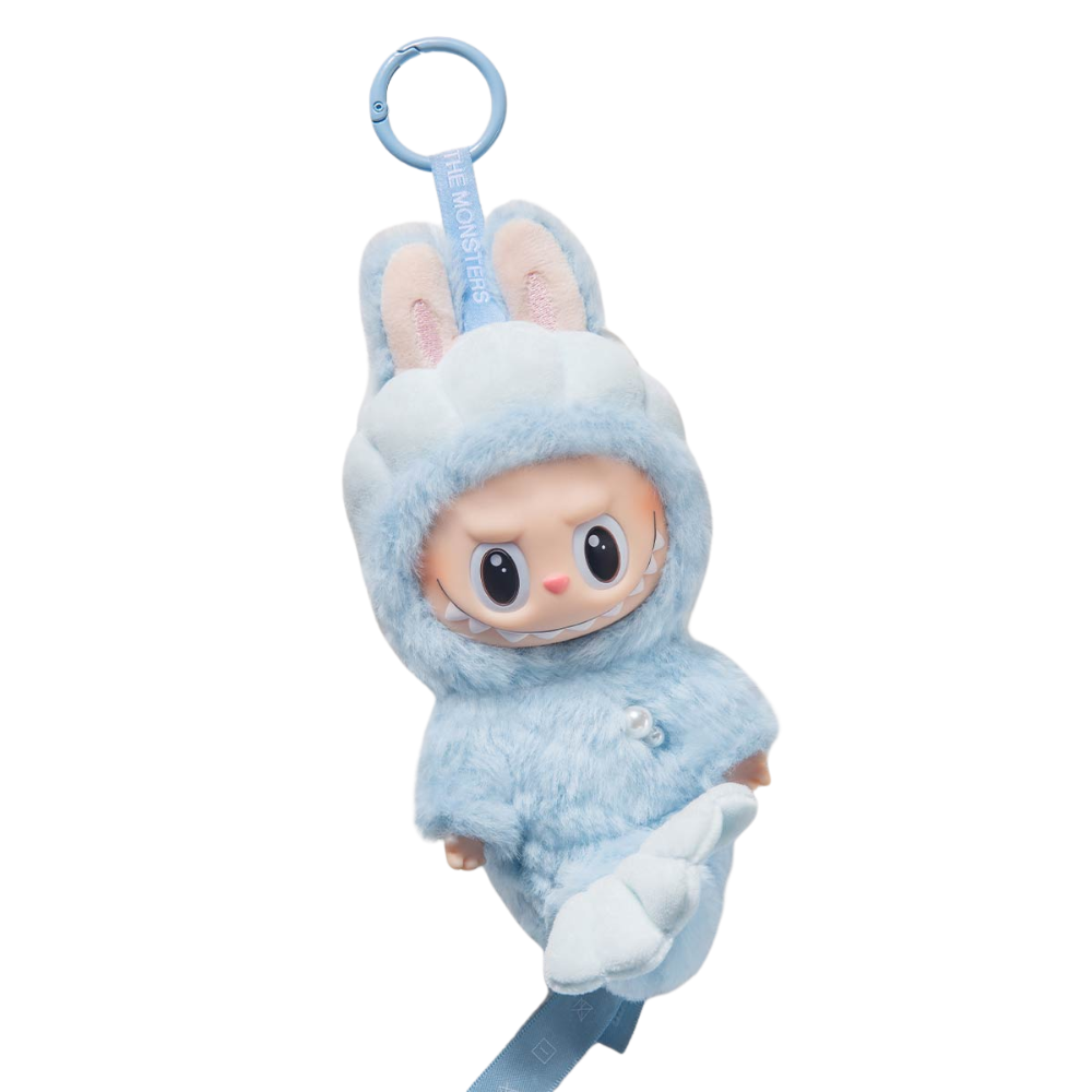 POP MART Labubu Hide and Seek – Pendentif Peluche Vinyle Édition Singapour