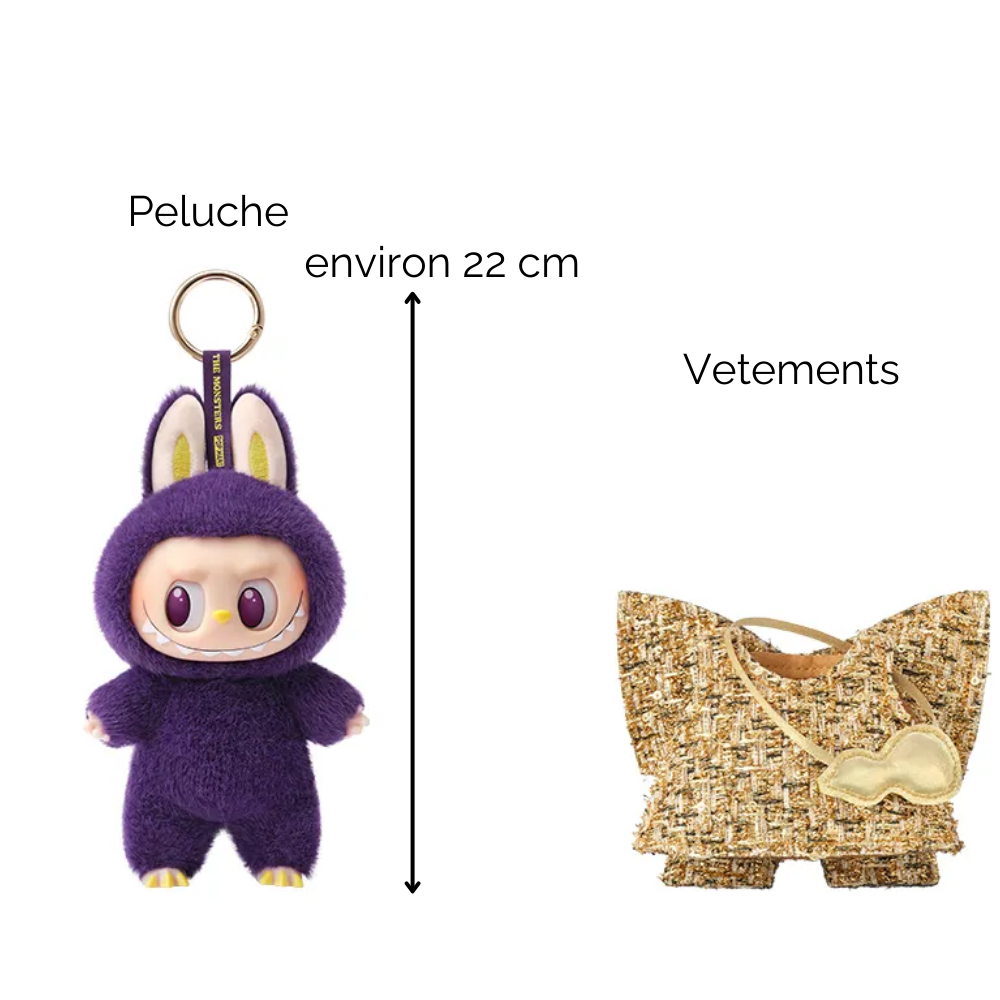 Labubu Wings of Fortune × PRONOUNCE – Porte-clés Figurine Vinyle Collector Pop Mart