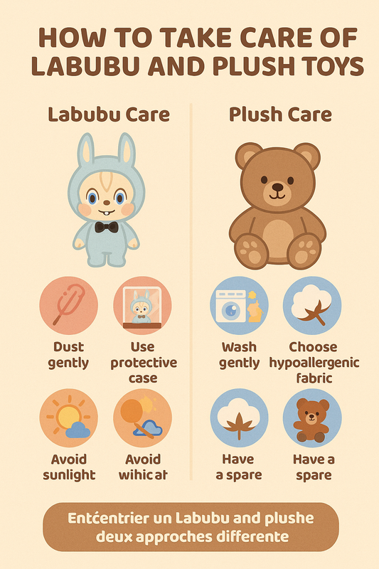 Entretenir son Labubu et ses peluches : deux approches différentes pour les garder comme neufs