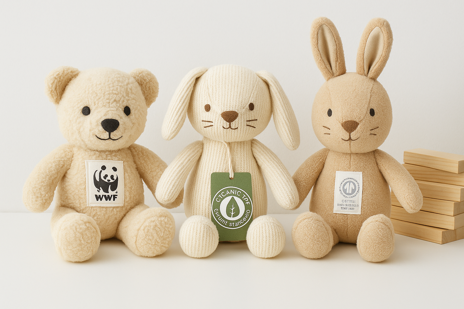 Peluches Bio & Certifiées pour Bébé