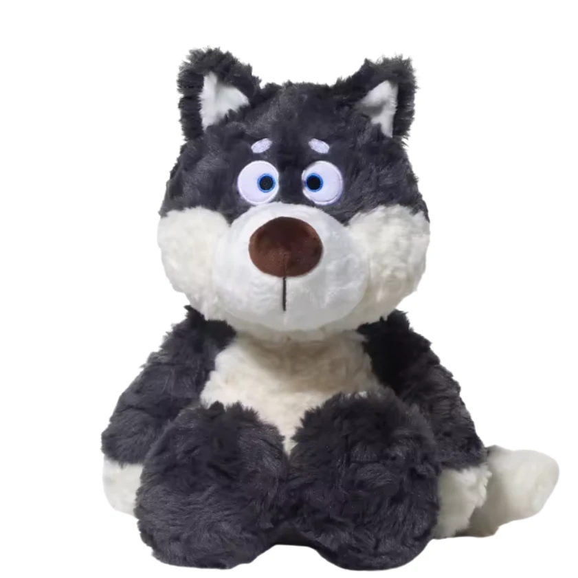 Peluche Loup Gris 40 cm