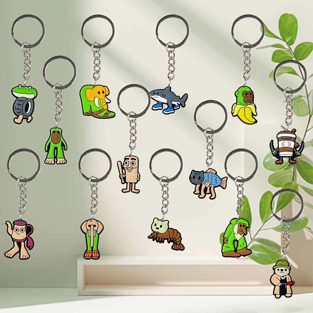 Set Porte-Clés Italian Brainrot – 13 ou 26 Figurines Sahur & Tralalero