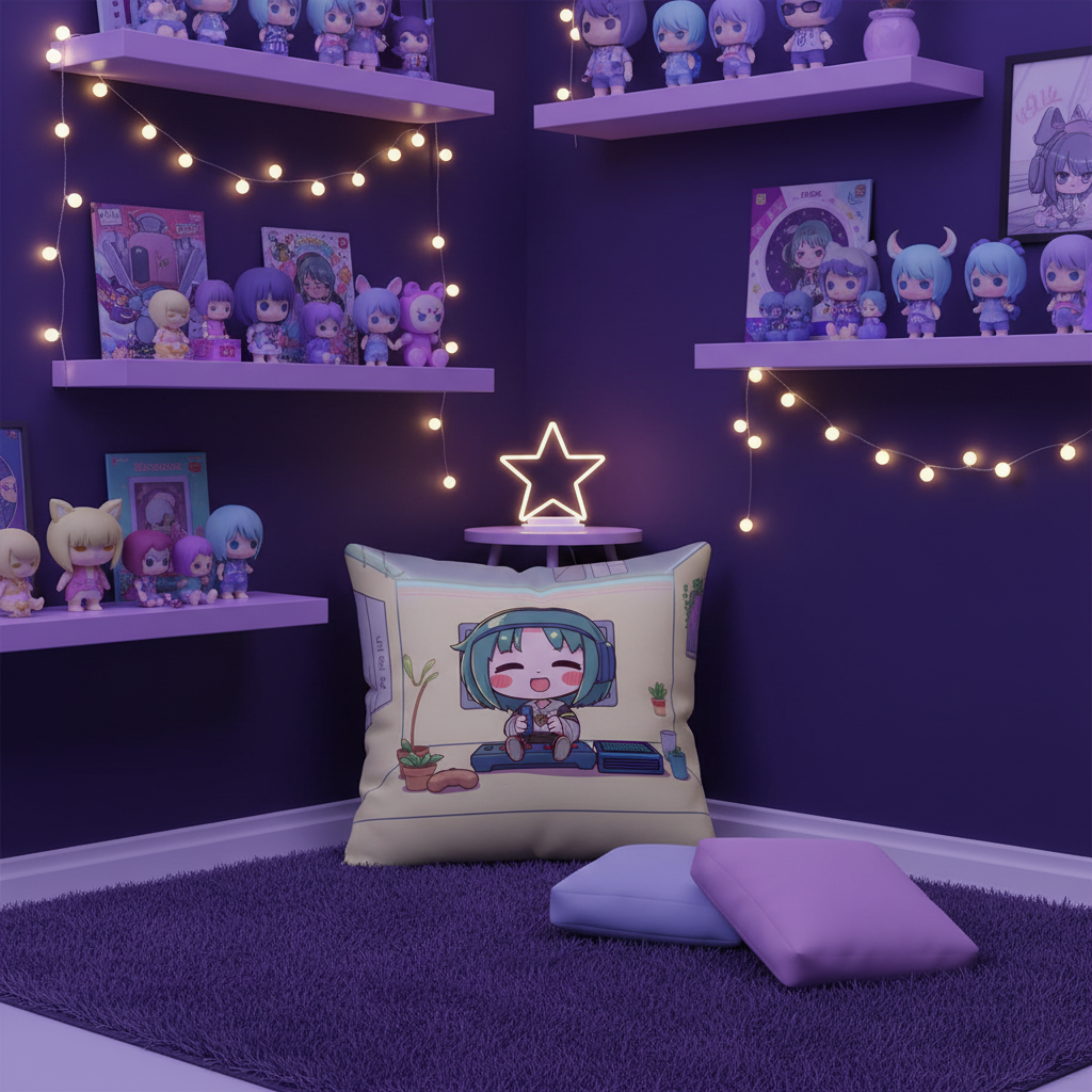 Coussin Décoratif SJ Anime School – Impression Premium