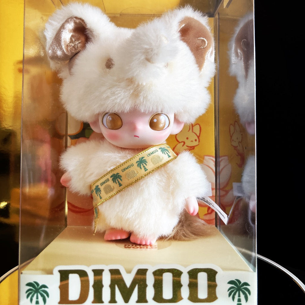 Pop Mart – Dimoo Elephant in Moonlight – Figurine Vinyle avec Pendant