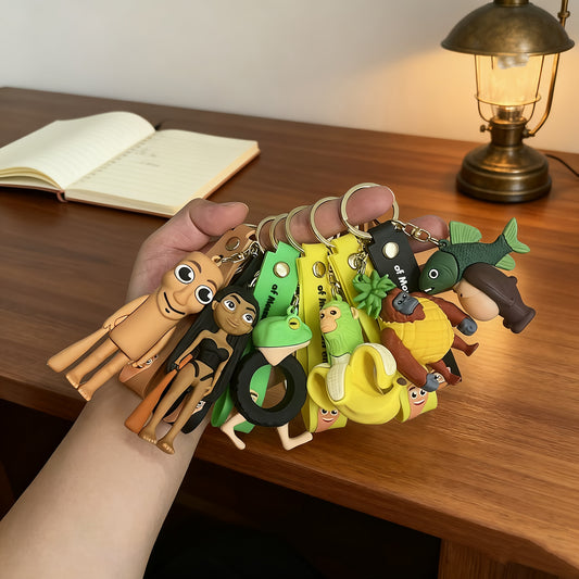 Tralalero Porte Clef Articulé Édition Limitée Fer Forgé Italian Brainrot Collection