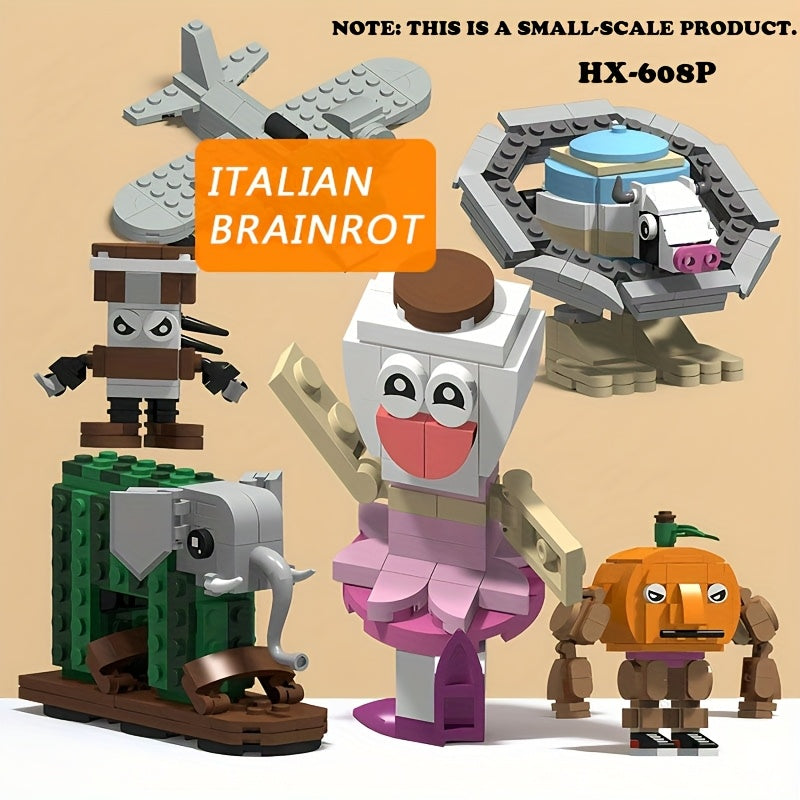 Tung Sahur Stick Tralalero – Jeu de Construction – 1000 Pièces