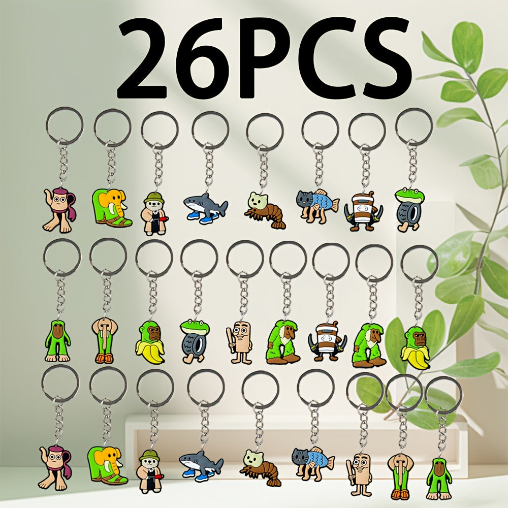 Set Porte-Clés Italian Brainrot – 13 ou 26 Figurines Sahur & Tralalero