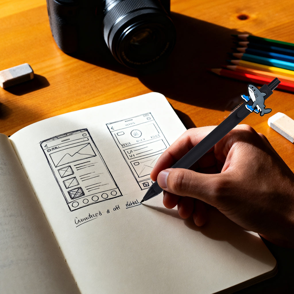 "Set 12 Figurines & Stylos Brainrot – Tung Sahur x Tralalero